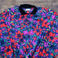 Vintage 1990s Lauren Lee All Over Print Button Up Windbreaker Women's M from propervintagecanada