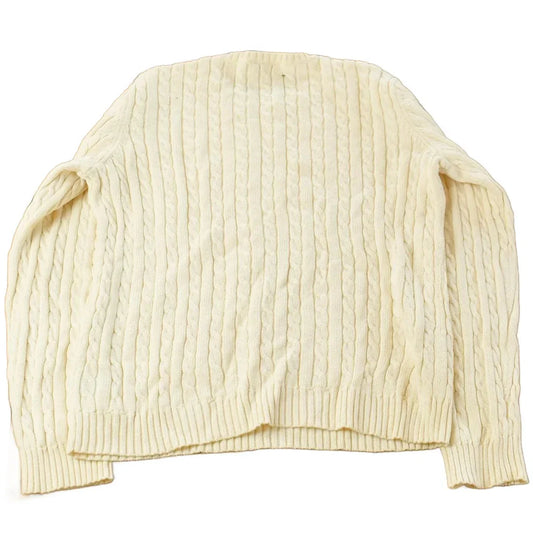 Vintage 1990s Lauren Ralph Lauren Cable Knit Crewneck Sweater Women's L / 90s Crewneck / Preppy Knits from propervintagecanada
