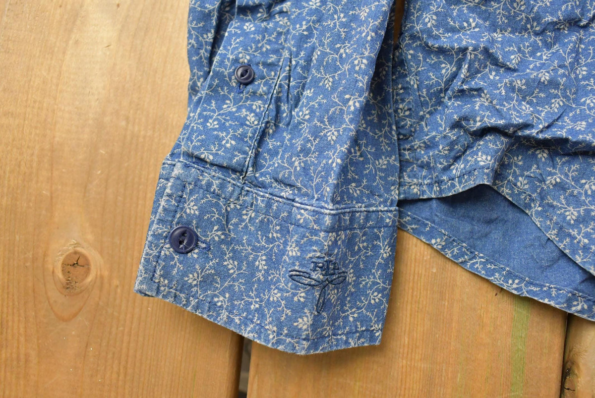 Vintage 1990s Lauren Ralph Lauren Floral Button Up Shirt Women's L from propervintagecanada