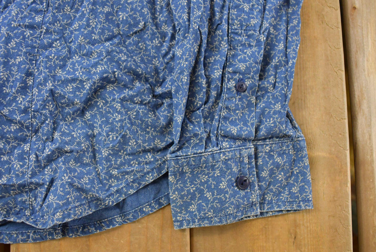 Vintage 1990s Lauren Ralph Lauren Floral Button Up Shirt Women's L from propervintagecanada