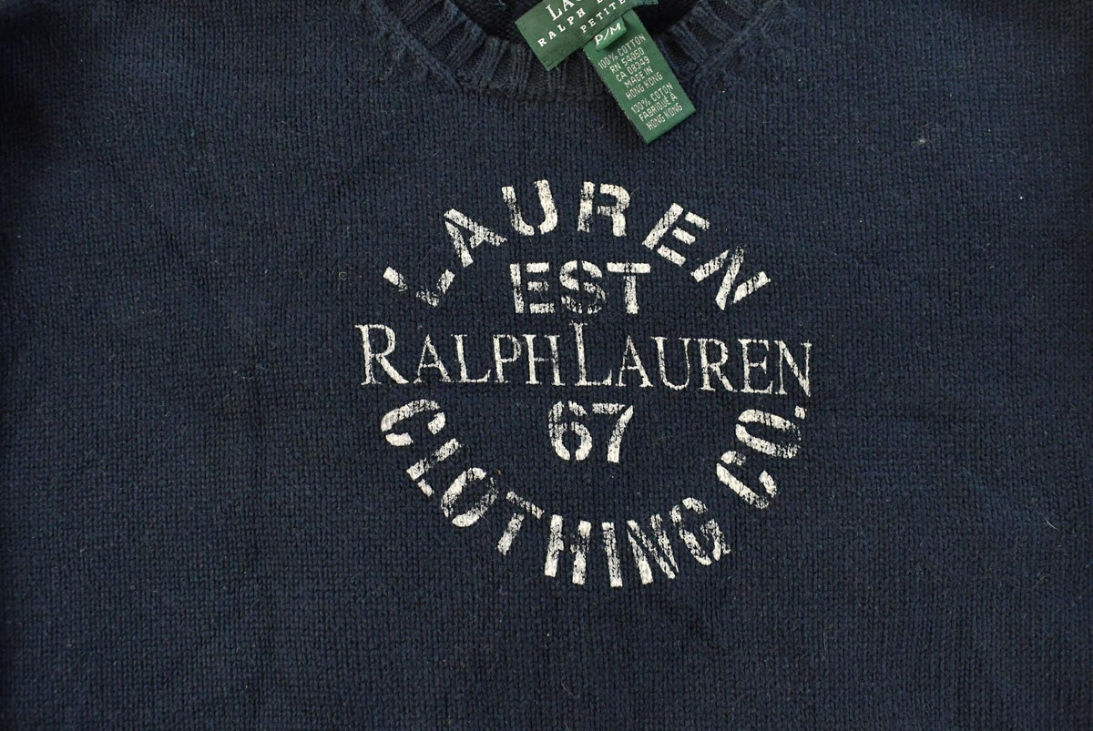 Vintage 1990s Lauren Ralph Lauren Knit Crewneck Sweater Women's M from propervintagecanada