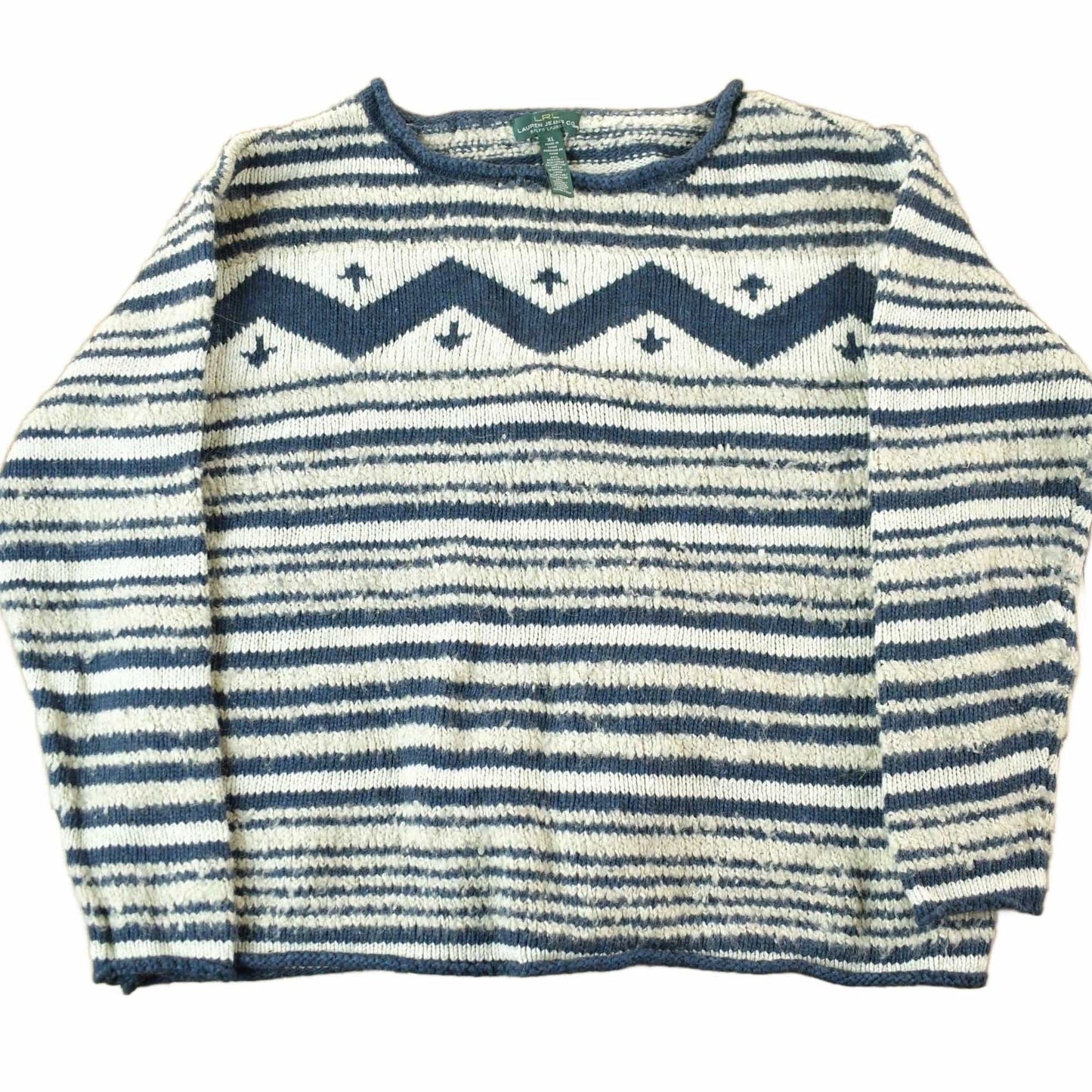 Vintage 1990s Lauren Ralph Lauren Knit Crewneck Sweater Women's S-M from propervintagecanada