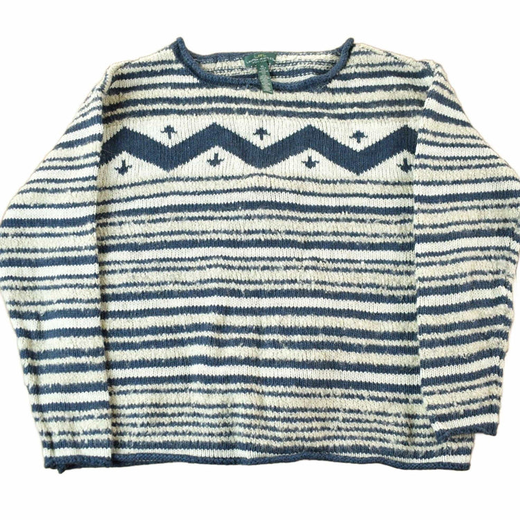 Vintage 1990s Lauren Ralph Lauren Knit Crewneck Sweater Women's S-M from propervintagecanada