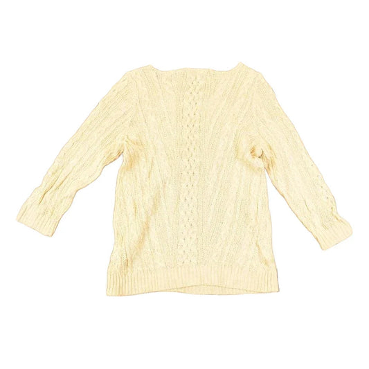 Vintage 1990s Lauren Ralph Lauren Petit Loose Cable Knit Linen Sweater Women's PS from propervintagecanada