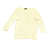 Vintage 1990s Lauren Ralph Lauren Petit Loose Cable Knit Linen Sweater Women&