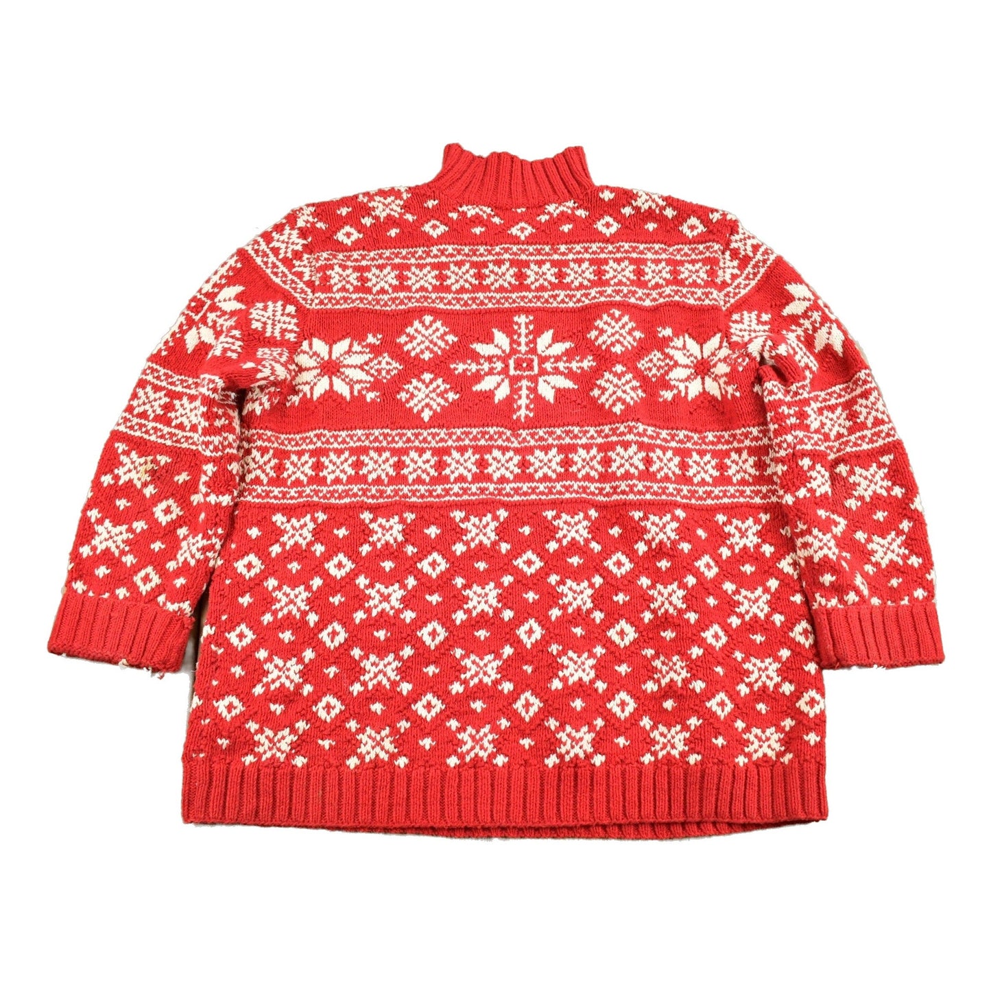 Vintage 1990s Lauren Ralph Lauren Snowflake Knit Sweater Women's XL from propervintagecanada