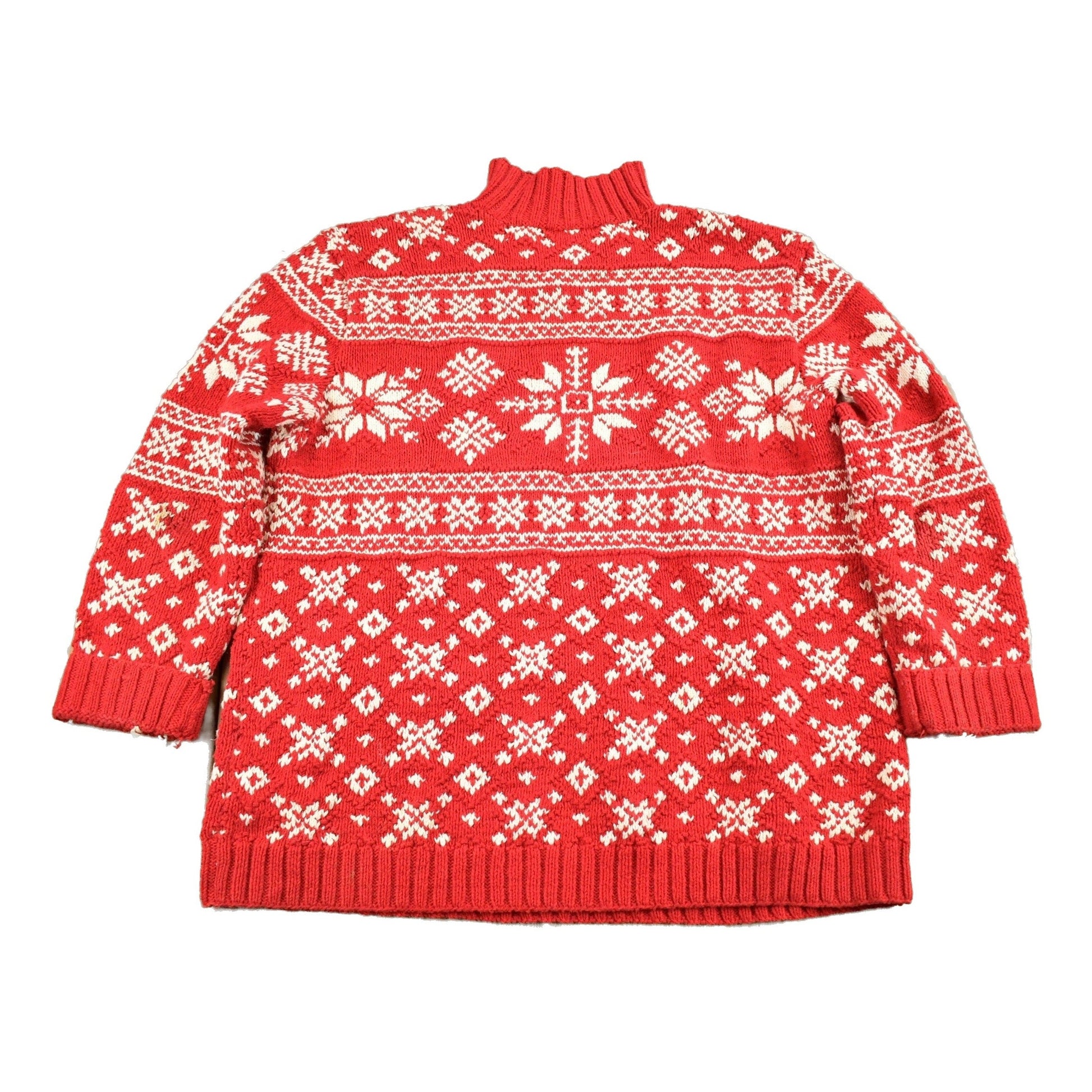 Vintage 1990s Lauren Ralph Lauren Snowflake Knit Sweater Women's XL from propervintagecanada
