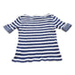 Vintage 1990s Lauren Ralph Lauren Striped Boating T-Shirt Women's Medium from propervintagecanada