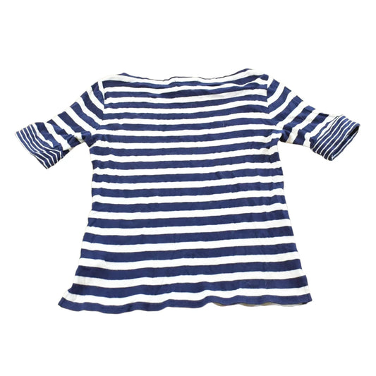 Vintage 1990s Lauren Ralph Lauren Striped Boating T-Shirt Women's Medium from propervintagecanada