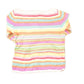 Vintage 1990s Lauren Ralph Lauren Striped Knit Crewneck Sweater Women's Cropped L from propervintagecanada