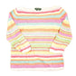 Vintage 1990s Lauren Ralph Lauren Striped Knit Crewneck Sweater Women's Cropped L from propervintagecanada
