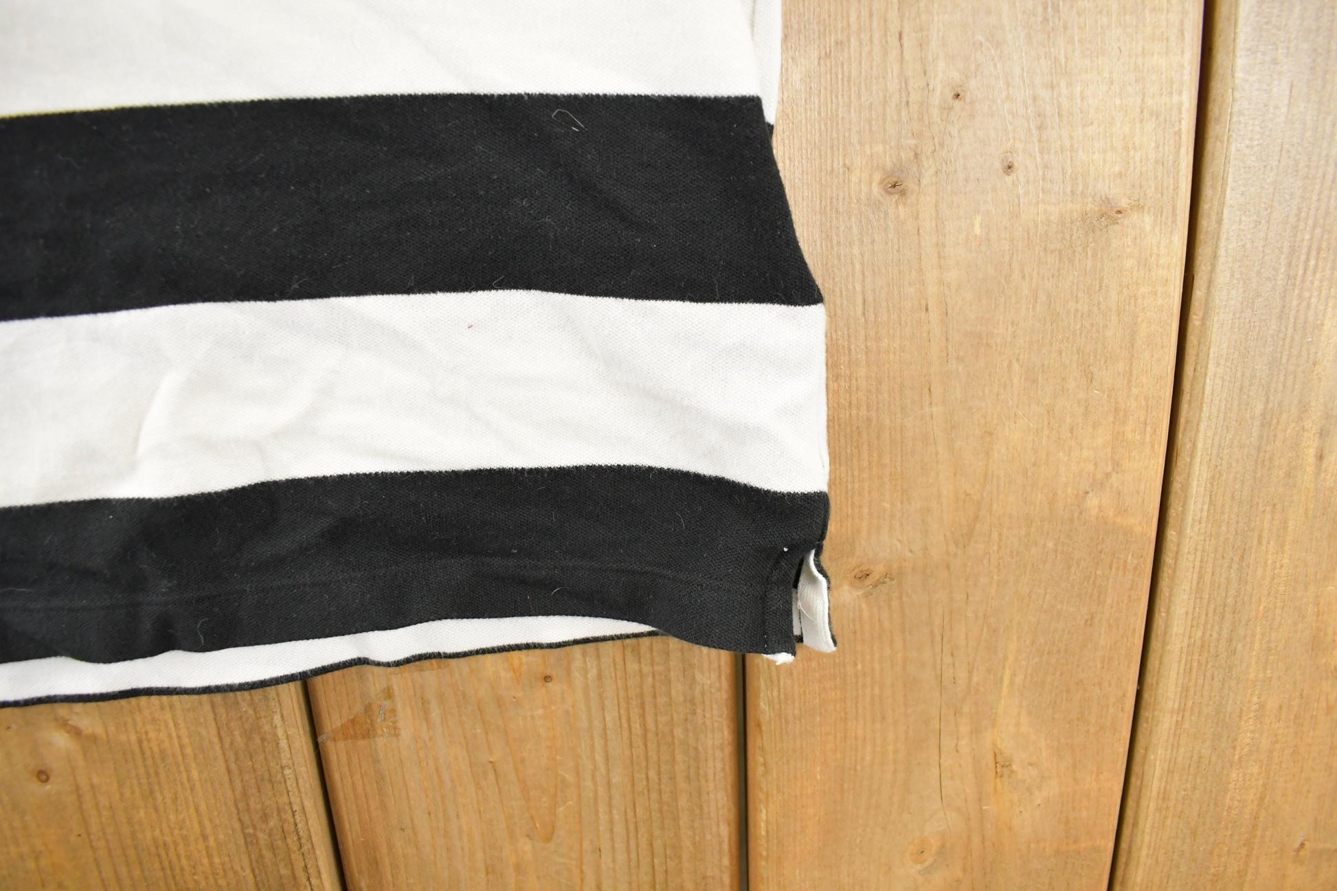 Vintage 1990s Lauren Ralph Lauren Striped Sleeveless Polo Shirt Women's Medium from propervintagecanada