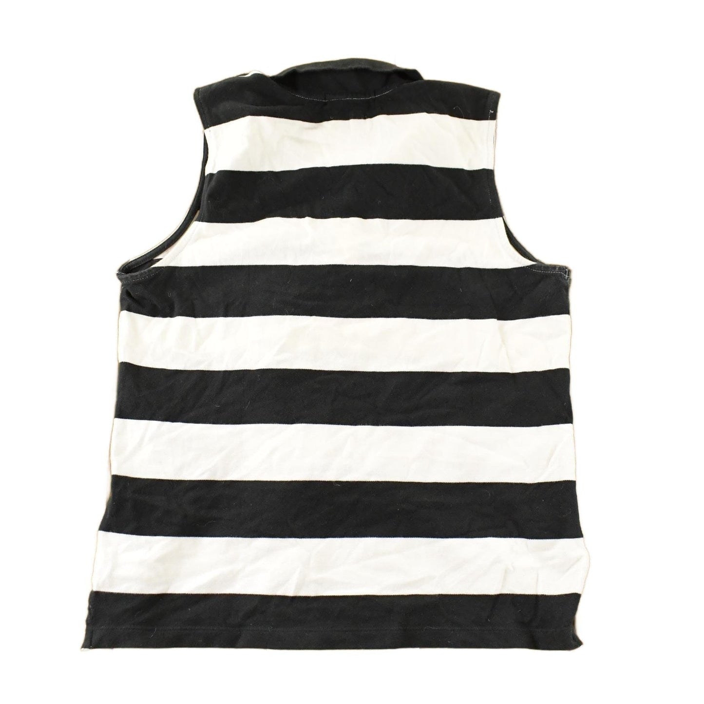 Vintage 1990s Lauren Ralph Lauren Striped Sleeveless Polo Shirt Women's Medium from propervintagecanada