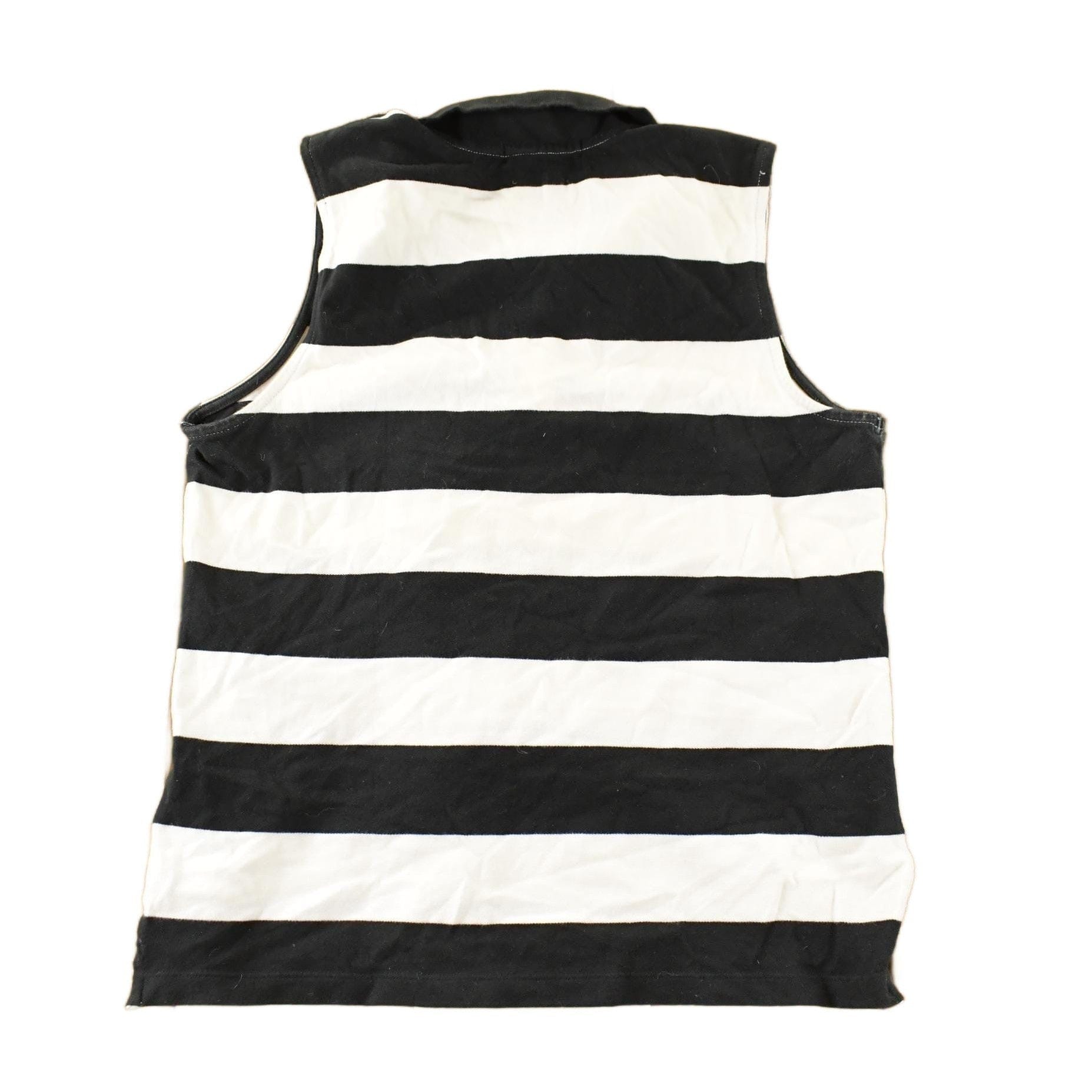 Vintage 1990s Lauren Ralph Lauren Striped Sleeveless Polo Shirt Women's Medium from propervintagecanada