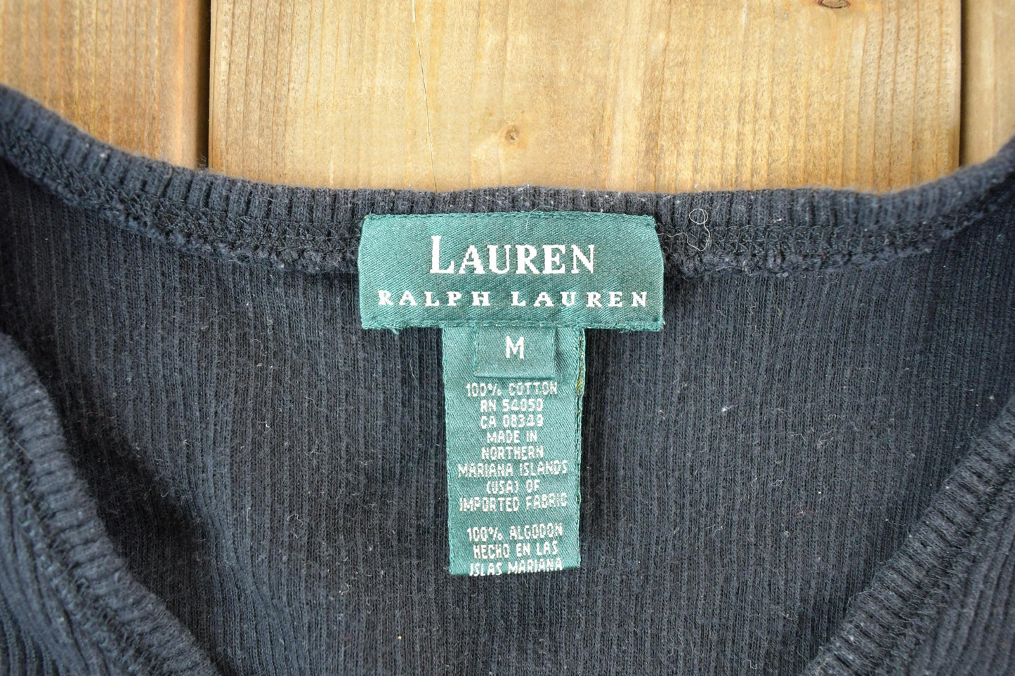 Vintage 1990s Lauren Ralph Lauren V Neck Sweatshirt Womens M from propervintagecanada