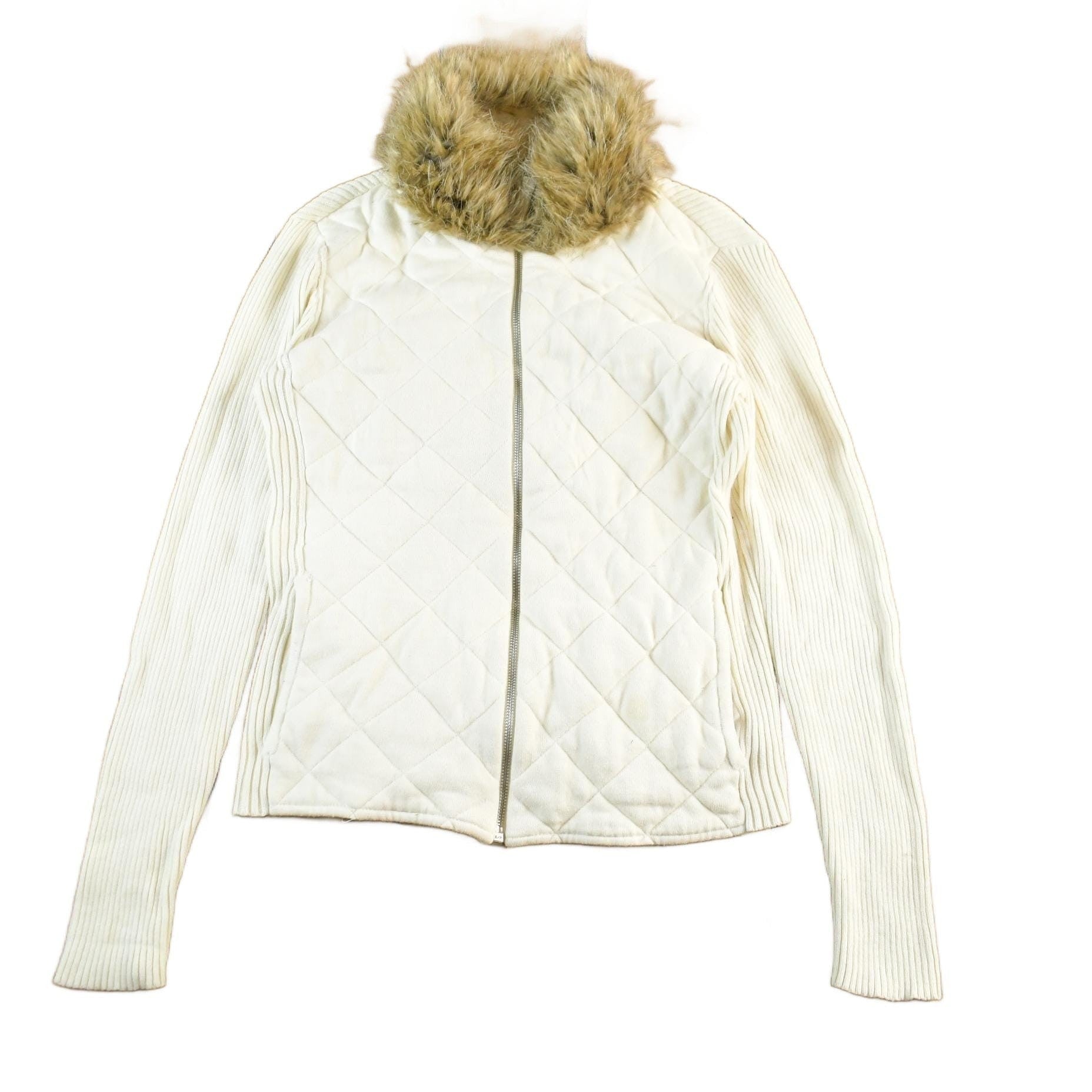 Vintage 1990s Lauren Ralph Lauren Wool Knit Full Zip Sweater Jacket Women's Medium from propervintagecanada