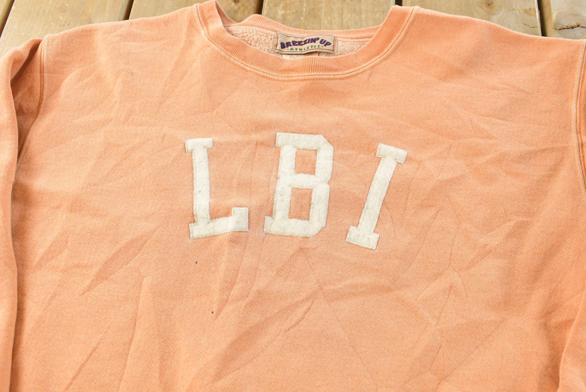 Vintage 1990s LBI Breezin Up Crew Crewneck Sweatshirt Men's L from propervintagecanada