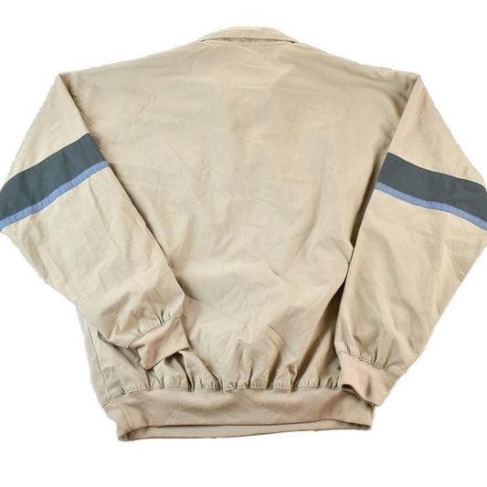 Vintage 1990s LD Sport Colour Block Quarter Button Up Shirt Men's XL from propervintagecanada