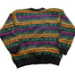 Vintage 1990s Le Moda Hand Loomed Wool Knit Sweater Men's Small from propervintagecanada