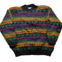 Vintage 1990s Le Moda Hand Loomed Wool Knit Sweater Men&