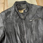 Vintage 1990s Leather Attic Genuine Leather Biker Jacket Made In Canada from propervintagecanada