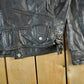 Vintage 1990s Leather Biker Jacket Adult Medium Men's Medium from propervintagecanada