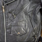 Vintage 1990s Leather Biker Jacket Men's Medium from propervintagecanada