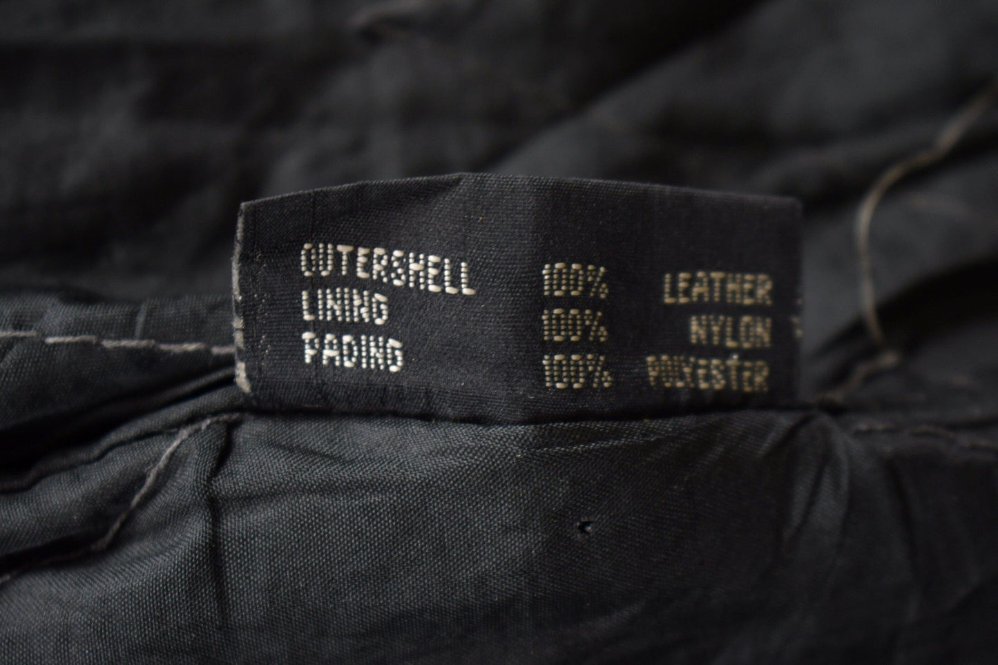Vintage 1990s Leather Biker Jacket Men's Small from propervintagecanada