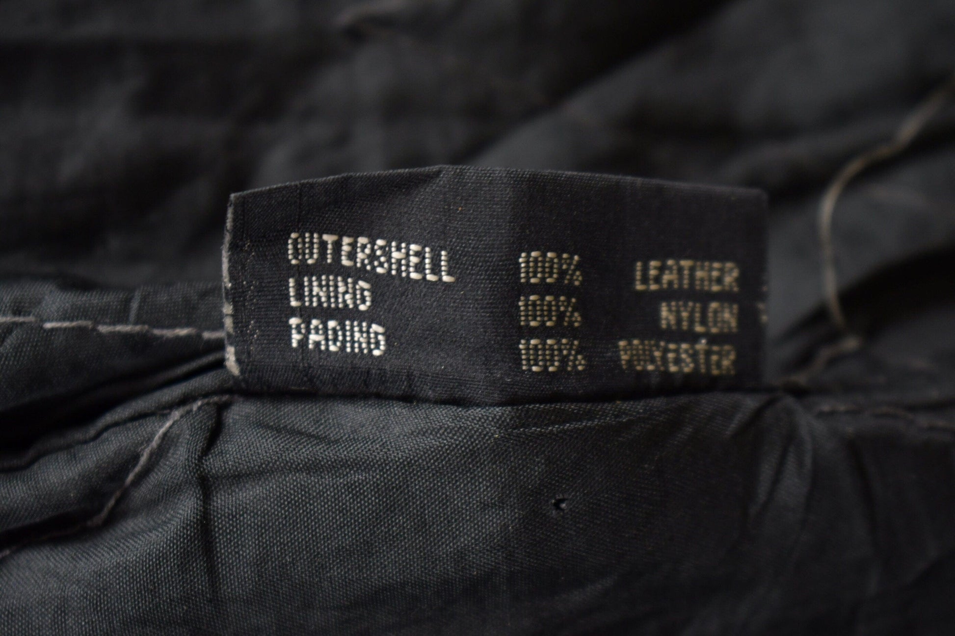 Vintage 1990s Leather Biker Jacket Men's Small from propervintagecanada