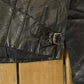 Vintage 1990s Leather Biker Jacket Women's Medium / Moto Jacket / 90s Motorcycles Coat from propervintagecanada