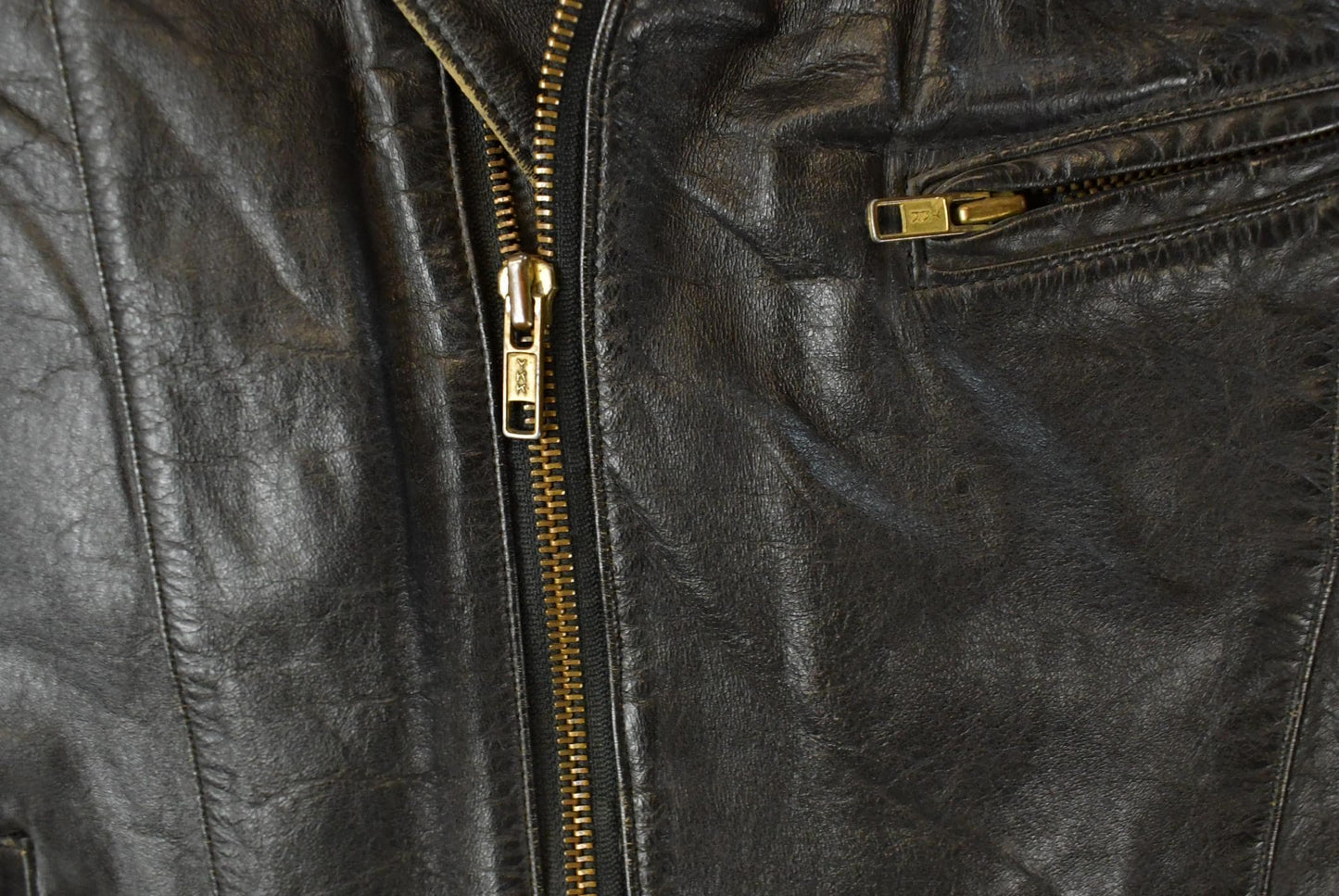 Vintage 1990s Leather Biker Jacket Women's Medium / Moto Jacket / 90s Motorcycles Coat from propervintagecanada