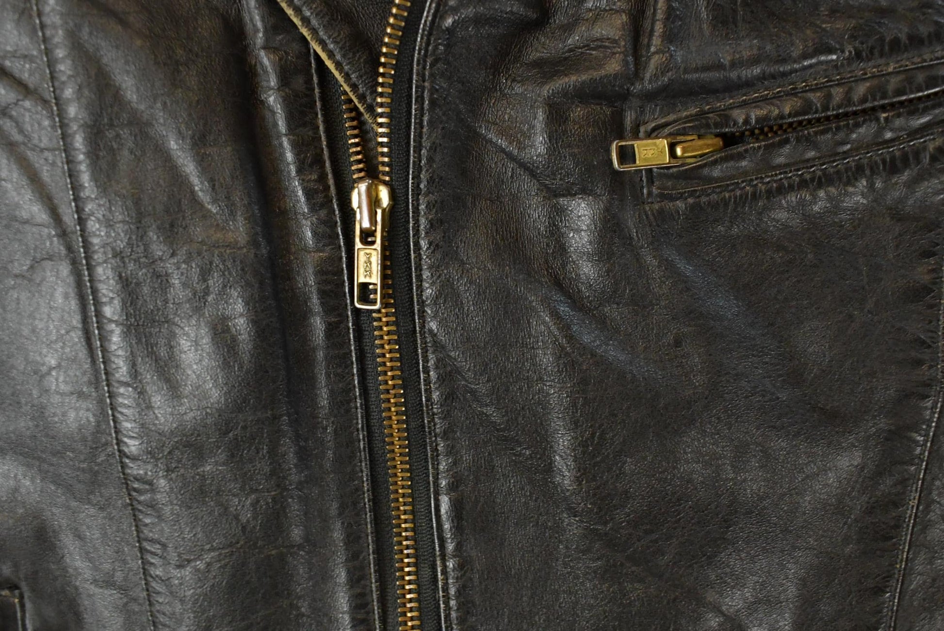 Vintage 1990s Leather Biker Jacket Women's Medium / Moto Jacket / 90s Motorcycles Coat from propervintagecanada