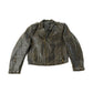 Vintage 1990s Leather Biker Jacket Women's Medium / Moto Jacket / 90s Motorcycles Coat from propervintagecanada