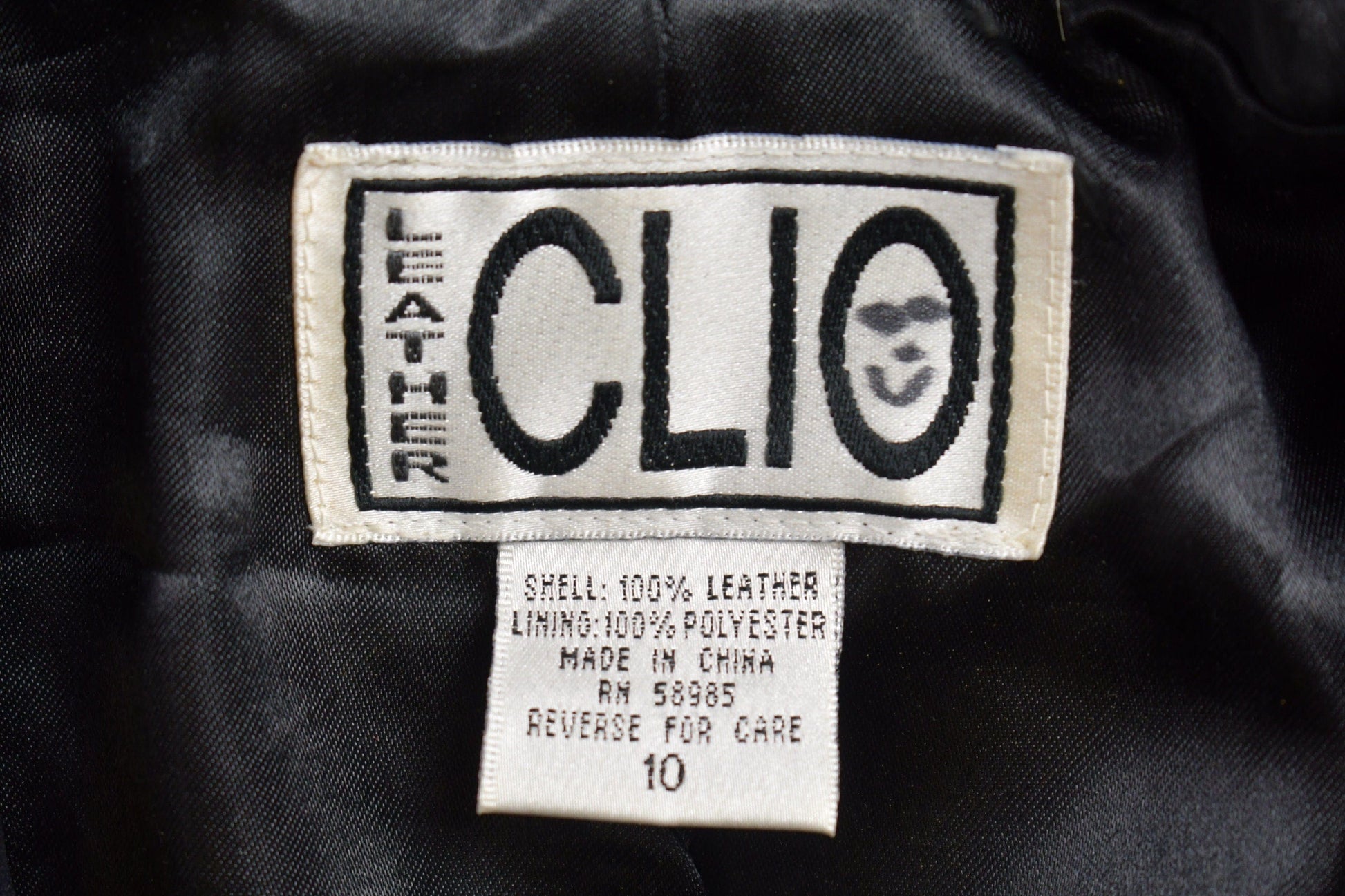 Vintage 1990s Leather Clio Leather Blazer Jacket Men's Small from propervintagecanada