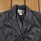 Vintage 1990s Leather Clio Leather Blazer Jacket Men's Small from propervintagecanada
