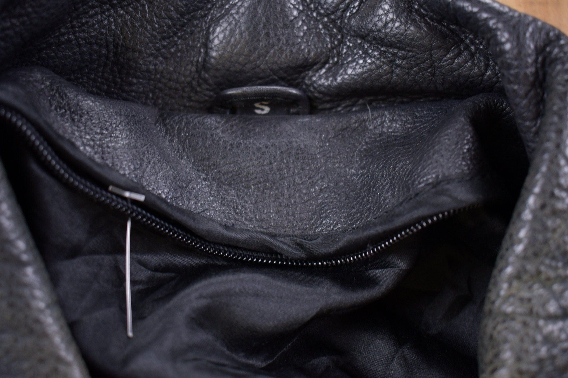 Vintage 1990s Leather Fringe Biker Jacket Men's Small from propervintagecanada