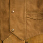 Vintage 1990s Leather Gallery Leather Western Vest Men's S from propervintagecanada