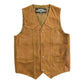 Vintage 1990s Leather Gallery Leather Western Vest Men's S from propervintagecanada