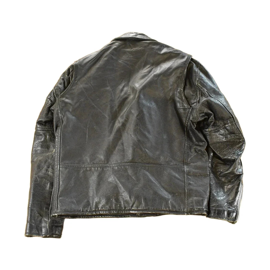 Vintage 1990s Leather Limited Leather Biker Jacket Men's Medium from propervintagecanada