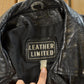 Vintage 1990s Leather Limited Leather Biker Jacket Men's Medium from propervintagecanada