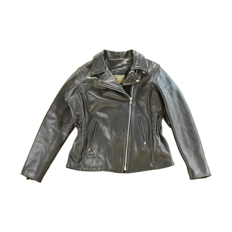 Vintage 1990s Leather Master Leather Biker Jacket Women's Large from propervintagecanada