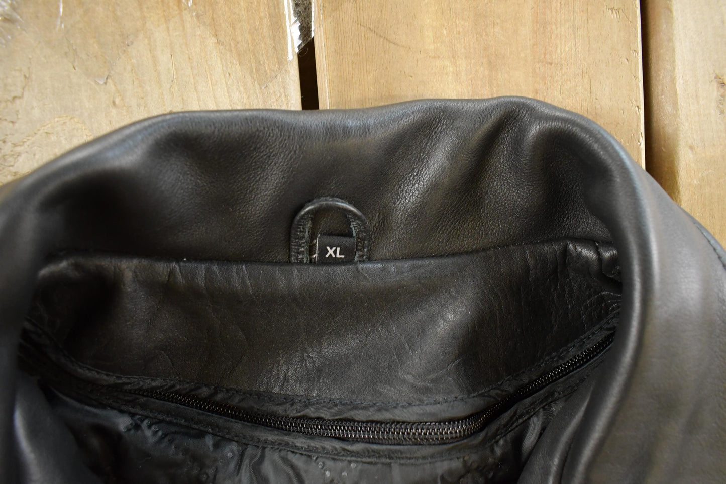 Vintage 1990s Leather Master Leather Biker Jacket Women's Large from propervintagecanada