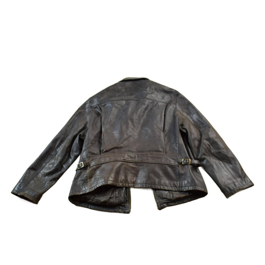 Vintage 1990s Leather Zip Up Lamb Skin Jacket Women's M from propervintagecanada