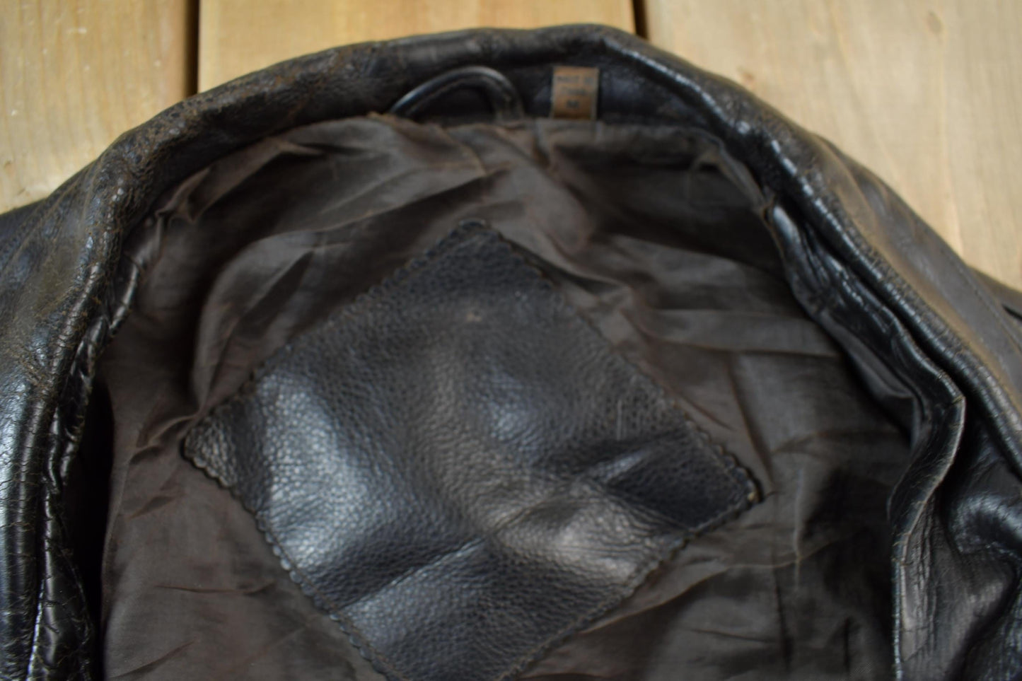 Vintage 1990s Leather Zip Up Lamb Skin Jacket Women's M from propervintagecanada