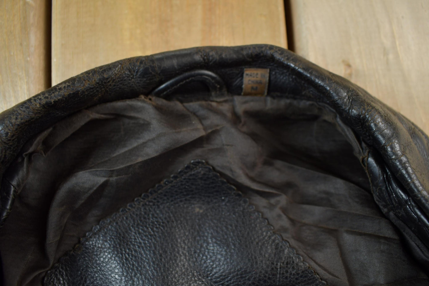 Vintage 1990s Leather Zip Up Lamb Skin Jacket Women's M from propervintagecanada