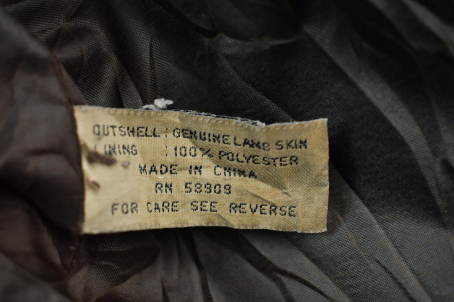 Vintage 1990s Leather Zip Up Lamb Skin Jacket Women's M from propervintagecanada