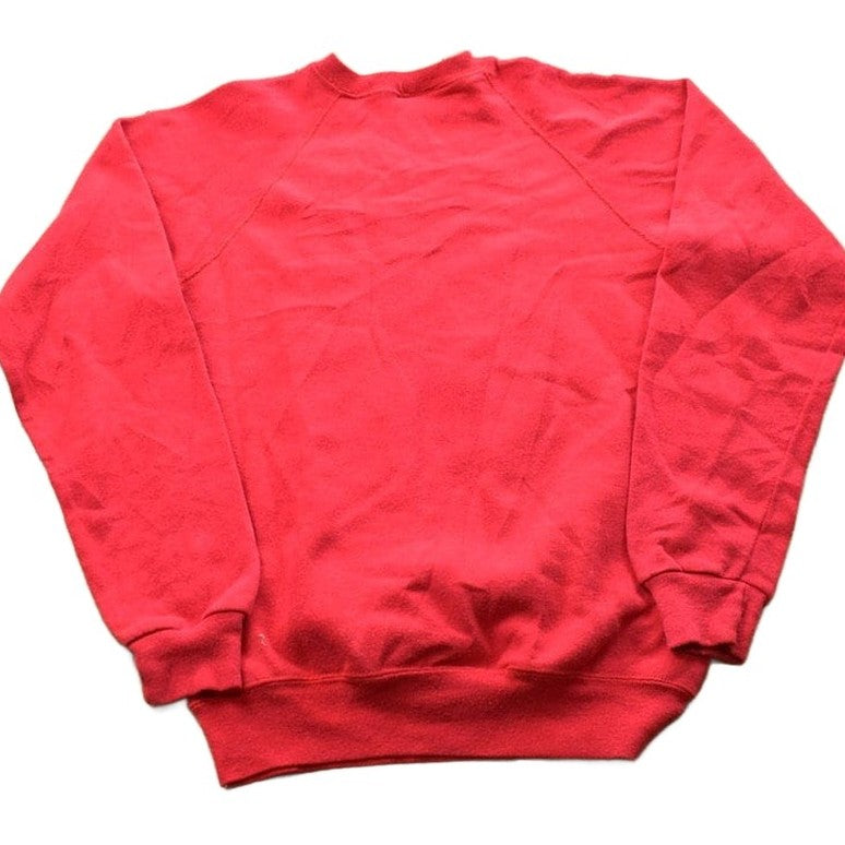 Vintage 1990s Lee Blank Red Crewneck Sweatshirt Men's XS from propervintagecanada