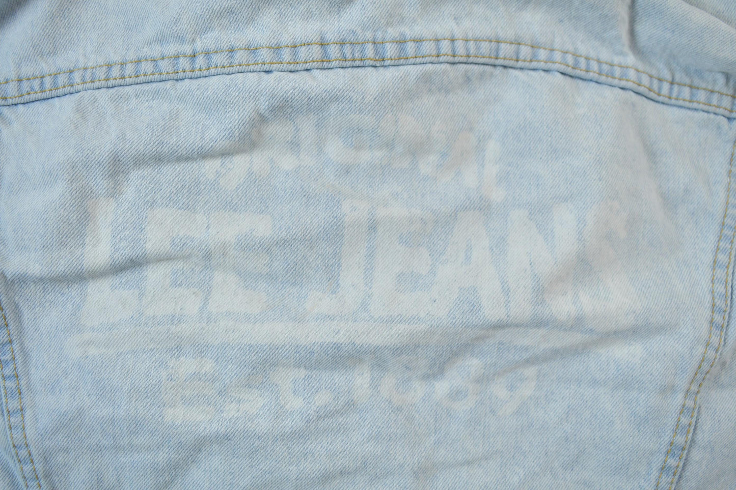 Vintage 1990s Lee Denim Jean Jacket Men's Large from propervintagecanada