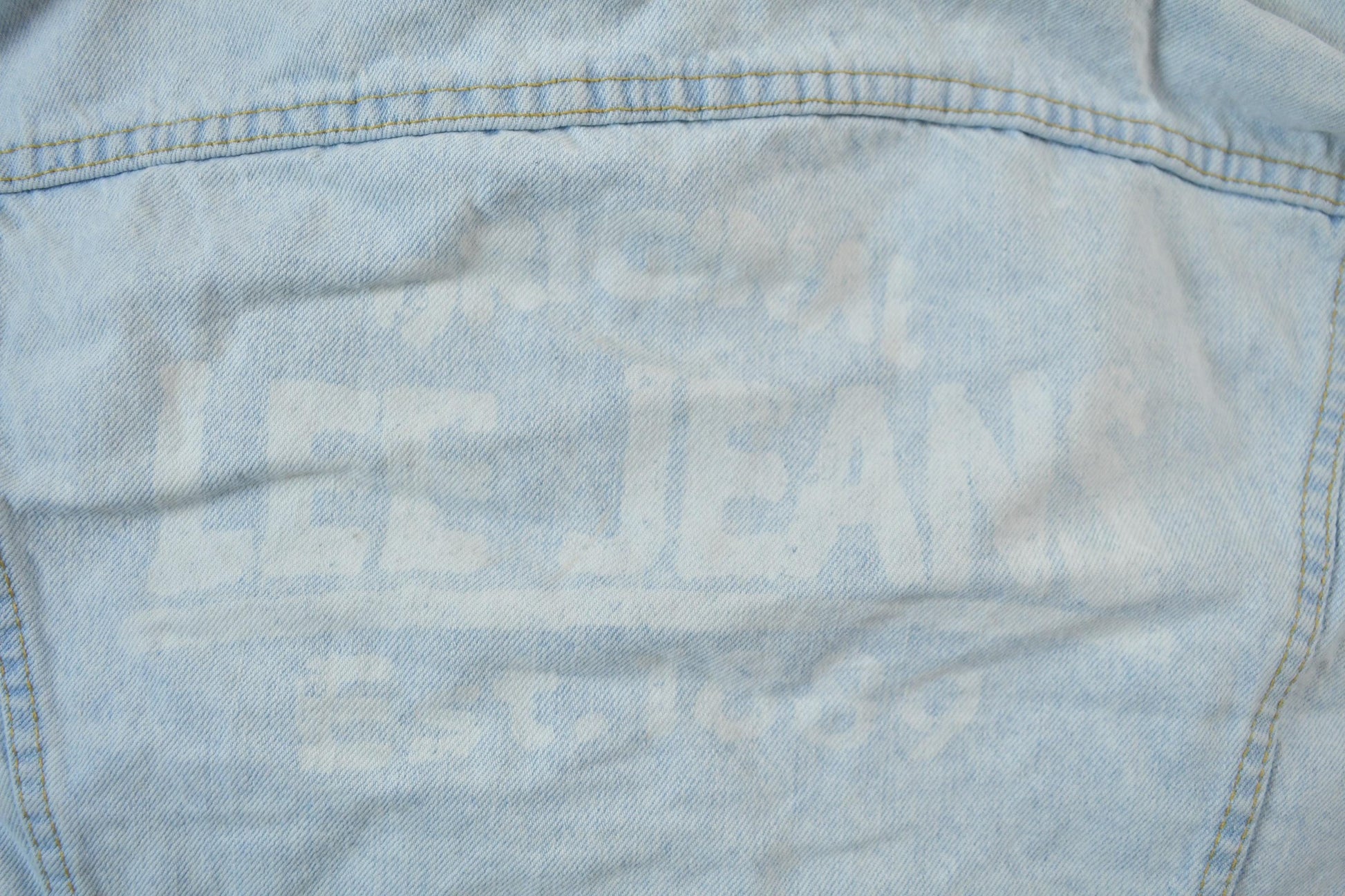 Vintage 1990s Lee Denim Jean Jacket Men's Large from propervintagecanada