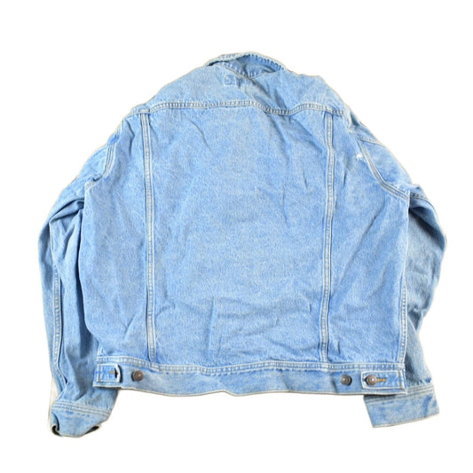 Vintage 1990s Lee Denim Jean Trucker Jacket Men's Large from propervintagecanada
